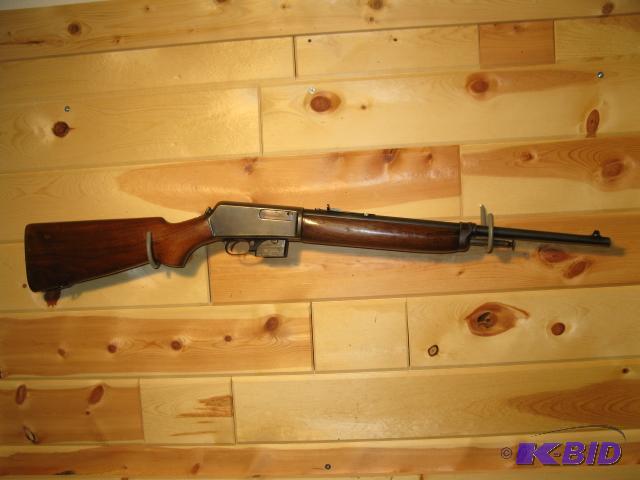 lot 6 image: Winchester Model 1907SL self loading rifle