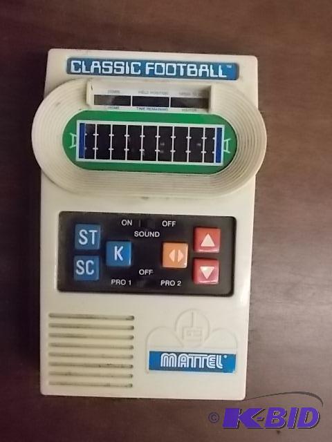 lot 23 image: Mattel Electronic Football Game Works...