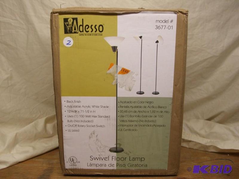 Adesso Swivel Floor Lamp