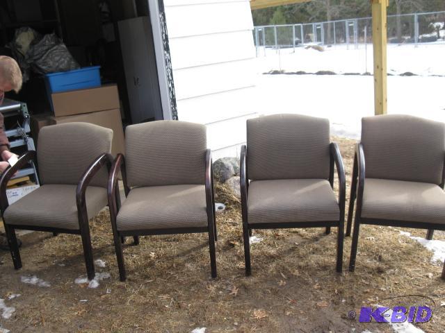 4 office chairs...