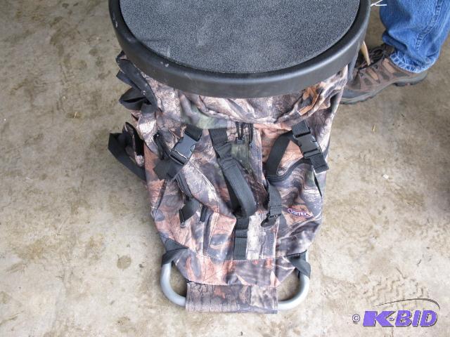 1 camo backpack chair...