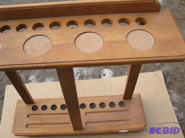Pool cue rack...
