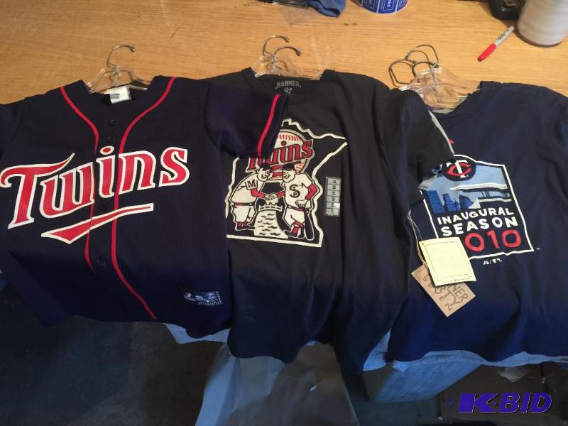 Officially licenses Twins Sports Apparel, all...