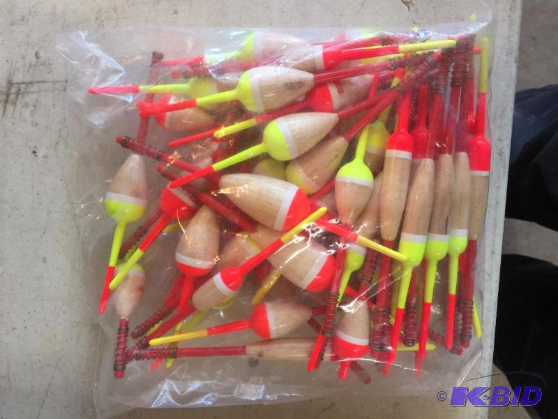 Large lot of fishing bobbers...