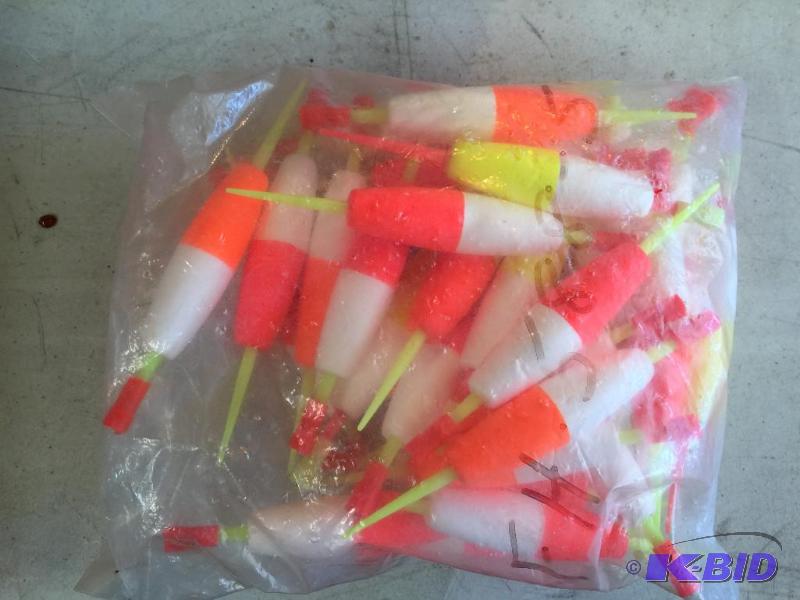 Large lot of fishing bobbers...