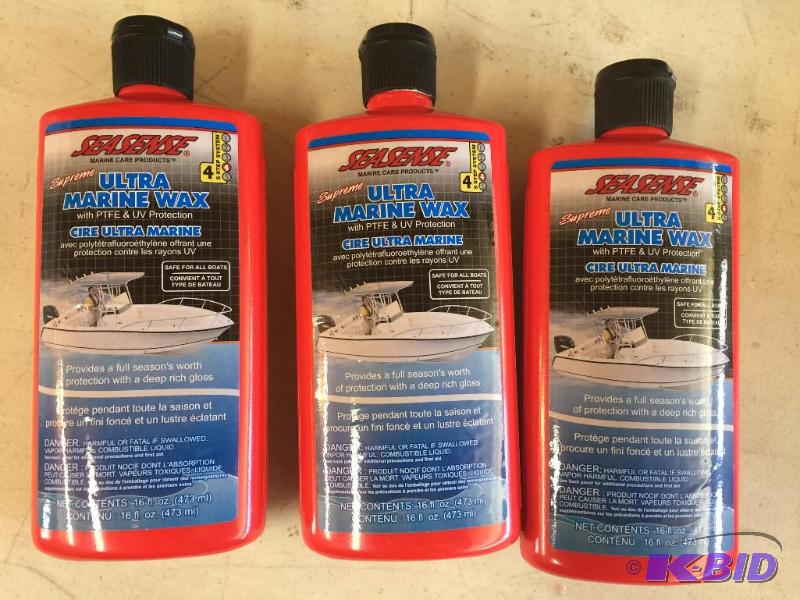 three bottles of seasense supreme ultra marin...