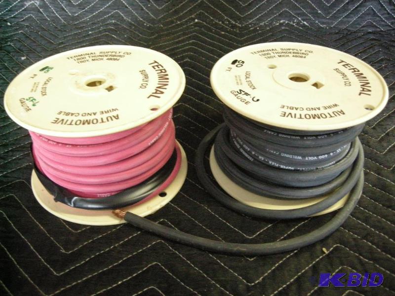 lot 103 image: 2 spools autowelding cable