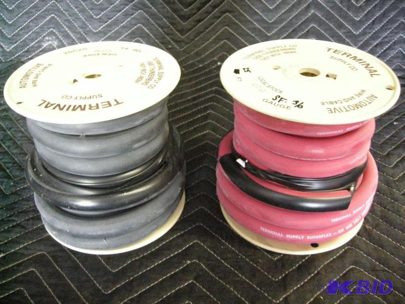 lot 104 image: 2 spools autowelding cable