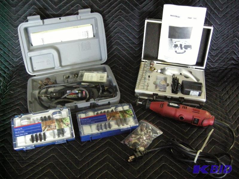 lot 114 image: Dremel and other rotary tools