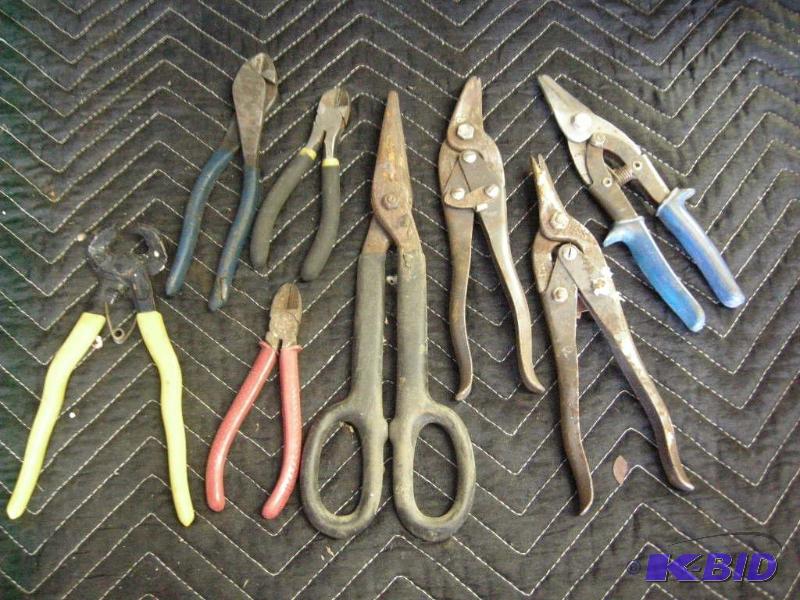lot 116 image: Snips & cutters
