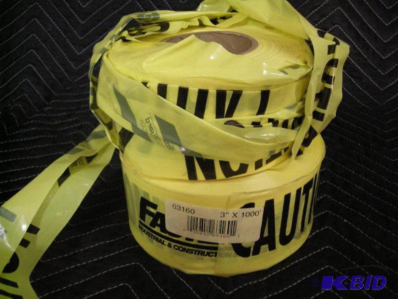 lot 30 image: 2 rolls Caution tape