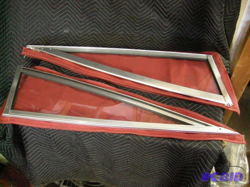 lot 62 image: 2 Triangle window pieces