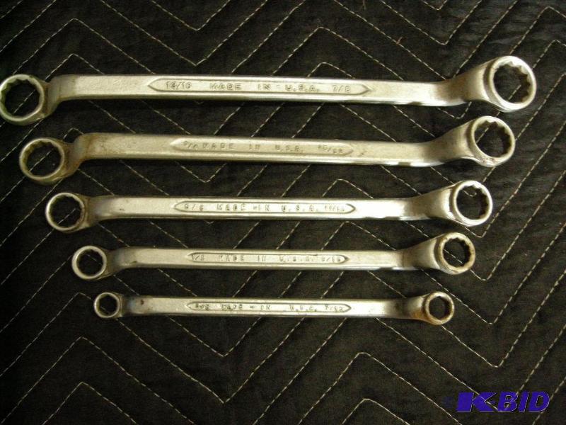 lot 89 image: 5 box end wrenches