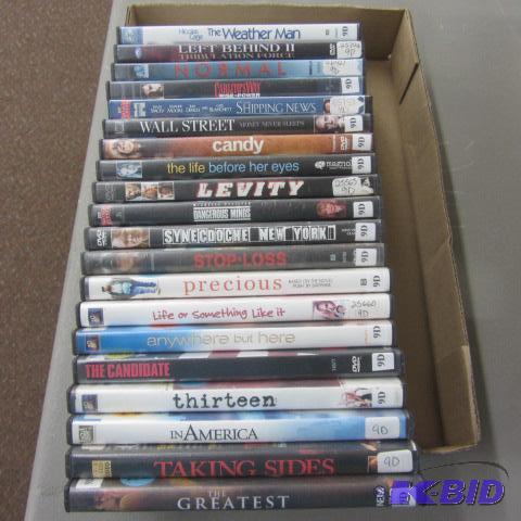 Twenty DVDs