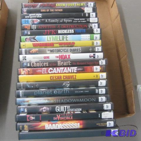 Twenty DVDs