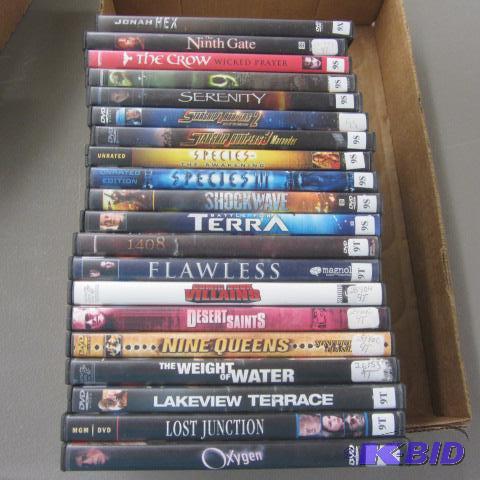 Twenty DVDs