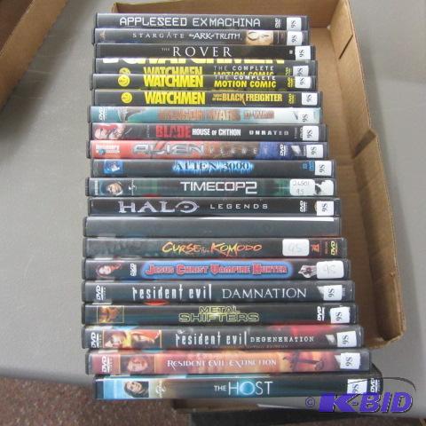 Twenty DVDs