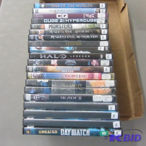 Twenty DVDs
