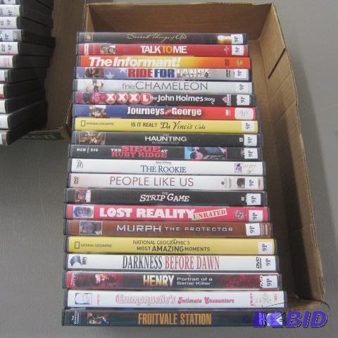 Nineteen DVDs