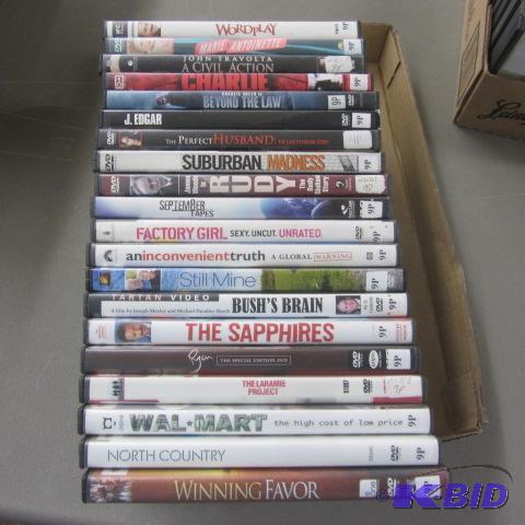 Twenty DVDs