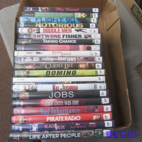 Twenty DVDs