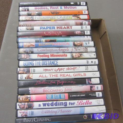 Twenty DVDs