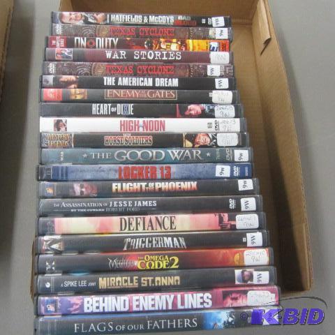 Twenty DVDs