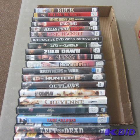 Twenty DVDs