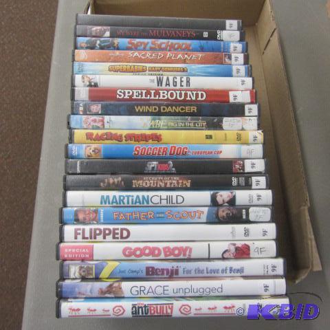 Twenty DVDs