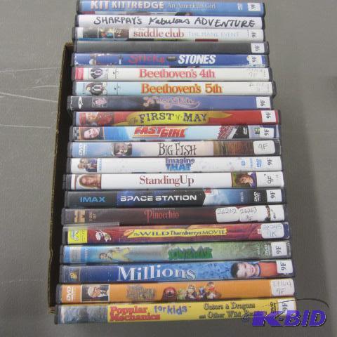 Twenty DVDs
