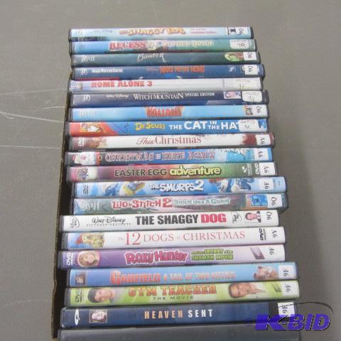 Twenty DVDs