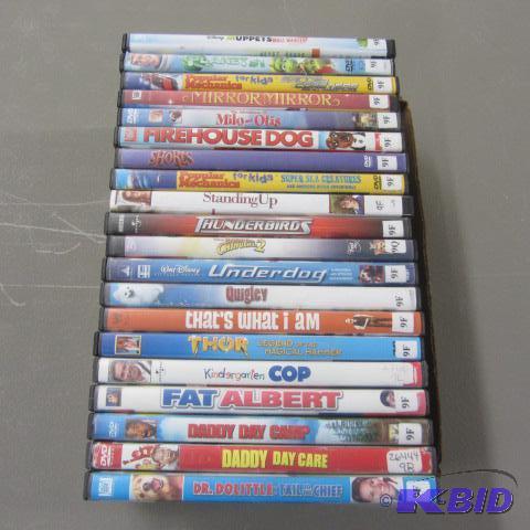 Twenty DVDs