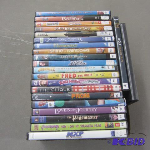 Twenty-two DVDs