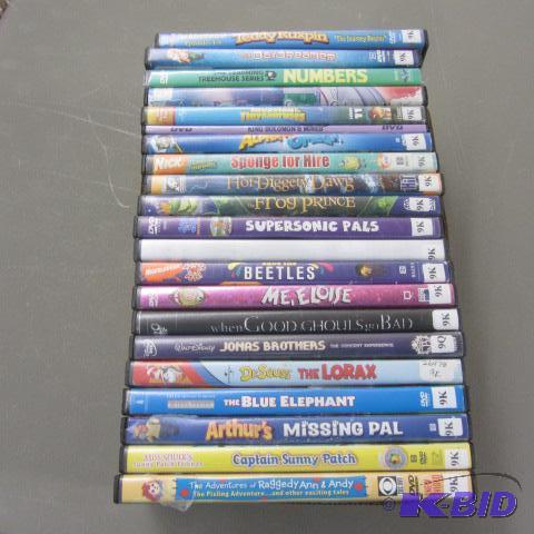 Twenty DVDs