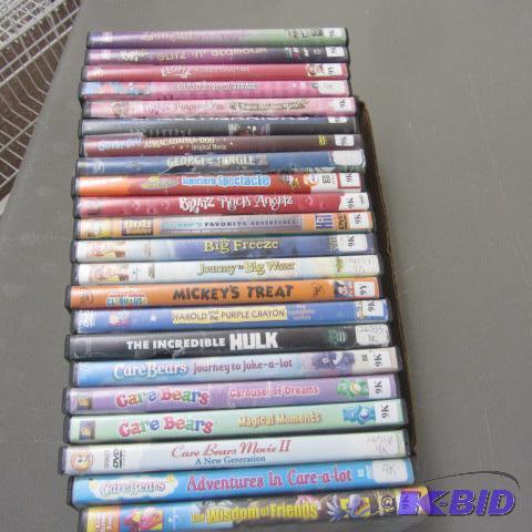Twenty-two DVDs