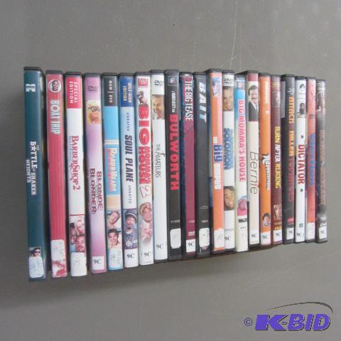 Twenty-one DVDs