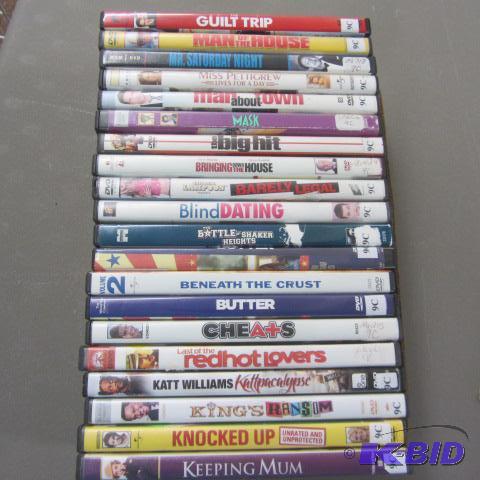 Twenty DVDs