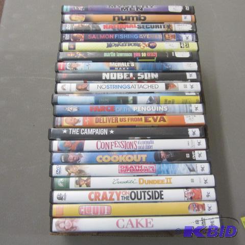 Twenty DVDs