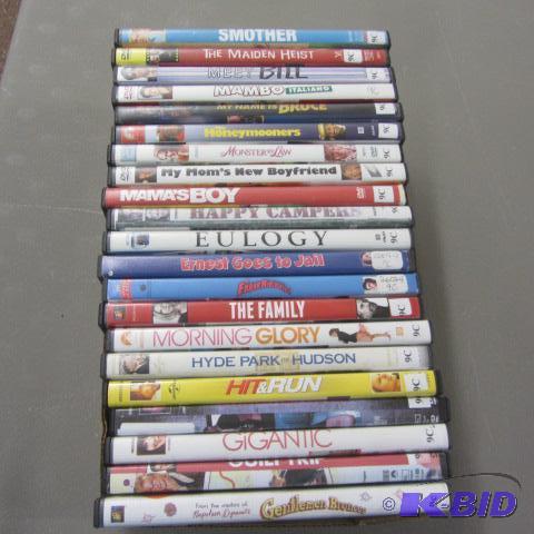 Twenty-one DVDs