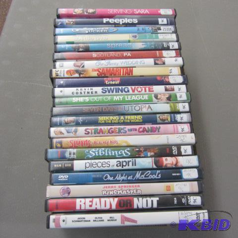 Twenty DVDs