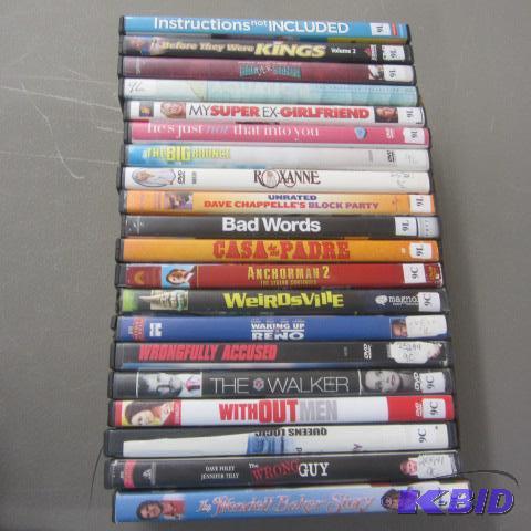 Twenty DVDs