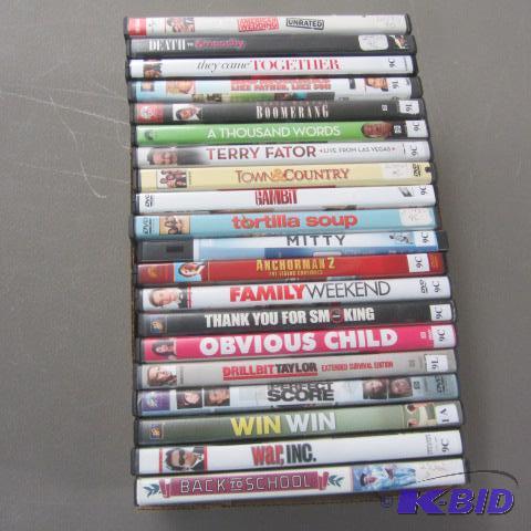 Twenty DVDs