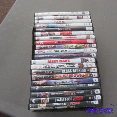 Twenty DVDs
