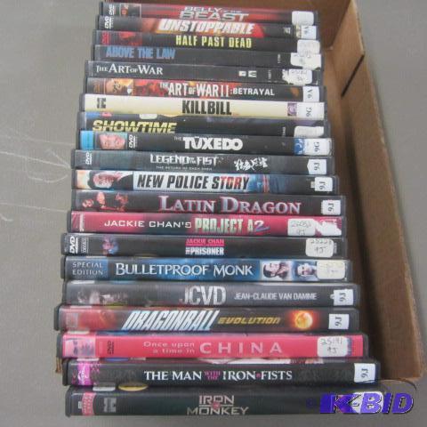 Twenty DVDs
