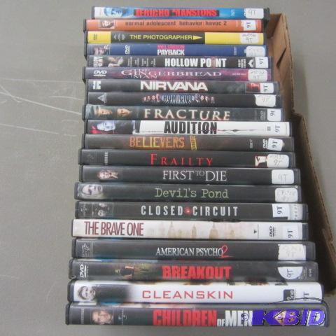 Twenty DVDs