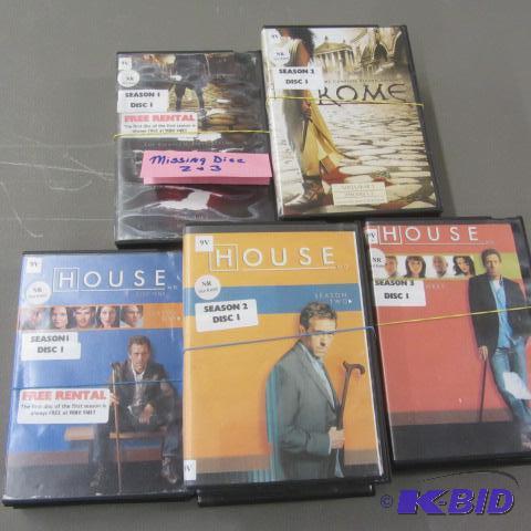 Twenty-two DVDs