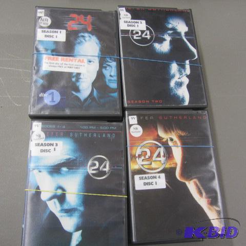 Twenty-four DVDs