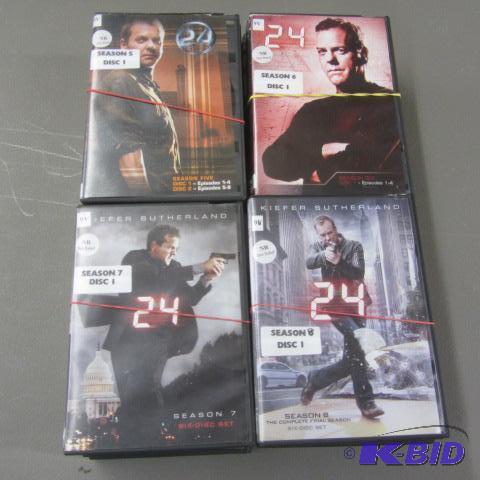 Twenty-five DVDs