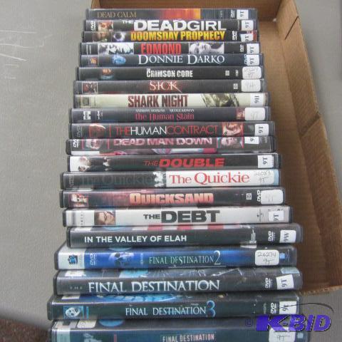 Twenty DVDs