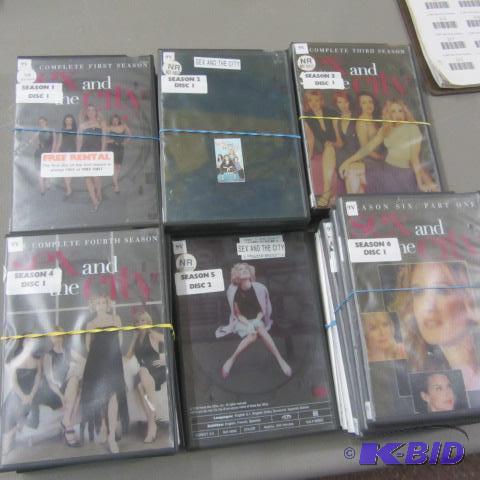Eighteen DVDs